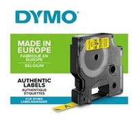 Dymo - Étiquettes autocollantes D1 authentiques 9 mm x 7 m, noir sur jaune, pour LabelManager