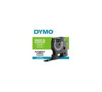 DYMO - LabelManager cassette ruban D1 durable - Blanc/Noir - 12mm x 3m
