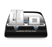 DYMO LabelWriter 450 Twin Turbo - Imprimante d'étiquettes - Papier Thermique - Rouleau (6,2 cm) - 600 x 300 PPP - jusqu'à 71 étiquettes/Minute - capacité : 2 Rouleaux - USB