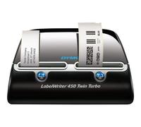 Dymo Labelwriter 450 Twin Turbo - Imprimante D'étiquettes - Papier Thermique - Rouleau (6,2 Cm) - 600 X 300 Ppp - Jusqu'à 71 Étiquettes/Minute - Capacité : 2 Rouleaux - Usb