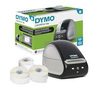 DYMO LabelWriter 550 Imprimante d'étiquettes avec impression thermique directe et reconnaissance automatique, 1 rouleau d’étiquettes d’adresse inclus, multi-usages