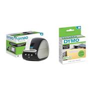 DYMO LabelWriter 550 imprimante d'étiquettes | Étiqueteuse avec Impression Thermique directe | Prise UE 2 Broches & LW étiquettes de Retour Autocollantes | 25 mm x 54 mm | Rouleau de 500 étiquettes