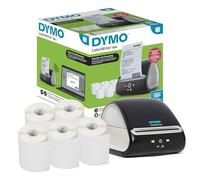 DYMO LabelWriter 5XL Imprimante d’étiquettes pour vendeurs de commerce électronique, comprend 5 rouleaux d’étiquettes d’expédition XL (1 100 au total)