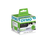 Dymo 1983172 - Noir sur blanc - Étiquette