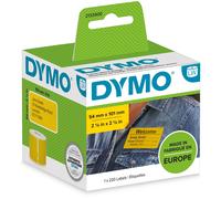 Dymo Labelwriter - Jaune - 54 X 101 Mm 220 Étiquette(S) (1 Rouleau(X) X 220 Étiquettes De Badge - Pour Dymo Labelwriter 400, 450, Wireless