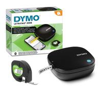 DYMO LetraTag 200B - Imprimante d'étiquettes - thermique direct - Rouleau (1,2 cm x 4 m) - 200 ppp - jusqu'à 7 mm/sec - Bluetooth - outil de coupe - noir