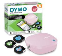 DYMO LetraTag 200B Kit d'étiqueteuse avec Bluetooth en Rose | Imprimante d'étiquettes compacte | Se connecte à iOS/Android à l'aide de Bluetooth sans Fil | Inclut 3 Rubans pour étiquettes