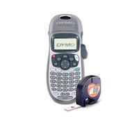 DYMO LetraTag 2174577 Imprimante d'Étiquettes Thermique Directe Couleur Sans Fil ABC - Écran LCD, 5 Polices, Mémoire 9 Étiquettes