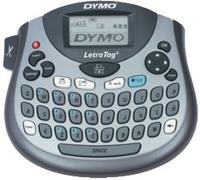 DYMO LetraTag LT-100T Etiqueteuse | Imprimante d'étiquettes portable avec clavier QWERTZ | argent | Idéal pour le bureau ou la maison