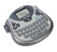 DYMO LetraTag LT-100T - Étiqueteuse - Noir et blanc - thermique direct - Rouleau (1,2 cm) - outil de coupe - impression par 1 ligne, impression par 2 lignes, horloge temps réel G