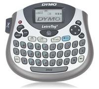 Dymo Étiqueteuse LetraTag LT-100T – Imprimante portable avec clavier QWERTY – Argent