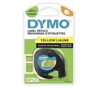 DYMO Ruban d'étiquetage 91202 (S0721620) 12 mm x 4 m Noir sur jaune Polyester