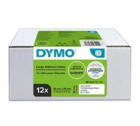 Dymo Étiquettes d'adresse 2093093 - Noir sur blanc - 36 x 89 mm - 12 rouleaux