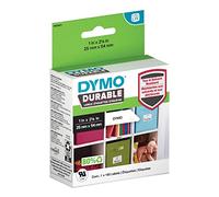 DYMO LW Étiquettes industrielles résistantes | authentique | plastique blanc | 25 x 54 mm | 1 rouleaux de 160) | pour étiqueteuses LabelWriter 450/550 et 4XL/5XL