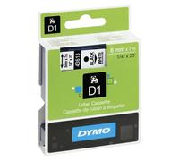 DYMO Original D1 ruban d'étiquettes | noir sur blanc | 6 mm x 7 m | ruban autocollant | pour étiqueteuse LabelManager