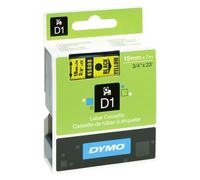 DYMO Original D1 ruban d'étiquettes | noir sur jaune | 19 mm x 7 m | ruban adhésif | pour étiqueteuse LabelManager
