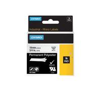 DYMO - Polyester - blanc - Roll (1.9 cm x 5.5 m) 1 cassette(s) bande permanente - pour Rhino 4200, 6000, 6000 Hard Case Kit