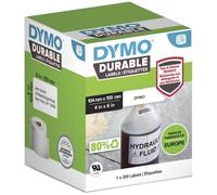 DYMO - Polypropylène (PP) - adhésif permanent - enduit - 104 x 159 mm 200 étiquette(s) (1 rouleau(x) x 200 boîte - étiquettes - pour DYMO LabelWriter 450 Turbo