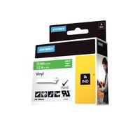 DYMO Rhino Coloured Vinyl - Vinyle - blanc sur vert - Rouleau (1,2 cm x 5,5 m) 1 cassette(s) ruban - pour DYMO ILP219; Rhino 1000, 4200, 5000, 5200, 6000; RhinoPRO 1000, 3000, 5000, 6000, 6500