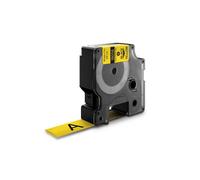 DYMO Rhino Etiquette industrielle gaine thermorétractable 19mm x 1,5m noir/jaune