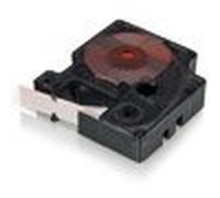 DYMO Rhino Étiquettes en vinyle industrielles | 12 mm x 5,5 m | autocollantes impression en noir sur fond orange | pour étiqueteuses Rhino et LabelManager