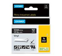 Dymo 1805435 - (12 mm) - Blanc sur noir - Ruban