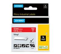Dymo Originalband 1805416 weiß auf rouge 12mm x 5,5m Vinyl