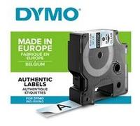 Dymo Ruban polyester 622290 – Noir sur transparent – 19 mm x 5,5 m – Adhésif permanent