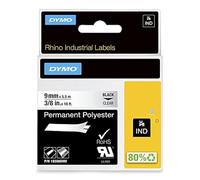 Ruban encreur DYMO IND RHINO 18508 polyester Couleur de ruban: transparent Couleur de police:noir 9