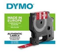 Dymo Originalband 1805416 weiß auf rouge 12mm x 5,5m Vinyl
