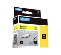 DYMO RhinoPRO Heat shrink tubing - Polyoléfine - noir sur jaune - rouleau (0,9 cm x 5,5 m) manches - pour Rhino 4200, 6000, 6000 Hard Case Kit