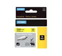 DYMO RhinoPRO Heat shrink tubing - Polyoléfine - noir sur jaune - rouleau (1,3 cm x 1,5 m) manches - pour Rhino 4200, 6000, 6000 Hard Case Kit; RhinoPRO