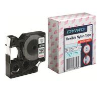 DYMO RhinoPRO - Ruban en nylon flexible - blanc - Roll (1.2 cm x 3.5 m) 1 rouleau(x) - pour DYMO ILP219; LabelMANAGER 150, 450; LabelPOINT 250; Rhino 6000; RhinoPRO 1000, 3000, 5000