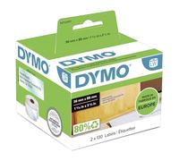 DYMO Rouleau 260 d'étiquettes adresses transparent 36 x 89 mm pour Label Writer 99013