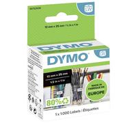 DYMO Rouleau d'étiquettes 11353 S0722530 25 x 13 mm papier blanc 1000 pc(s)