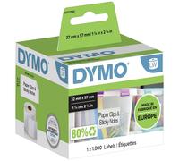 DYMO Rouleau d'étiquettes 11354 S0722540 57 x 32 mm papier blanc 1000 pc(s)