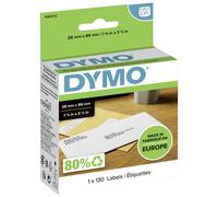 DYMO Rouleau d'étiquettes 1983173 1983173 89 x 28 mm papier blanc 130 pc(s) fixation permanente Etiquette pour adresse
