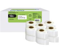 Dymo étiquettes autocollantes LW 25×54 mm – 12 rouleaux 500 étiquettes (6.000) pour LabelWriter