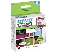 Dymo Rouleau détiquettes 54 x 25 mm film polypropylène blanc 160 pc(s) fixation permanente 2112283 Etiquette universelles, Etiquette pour adresse