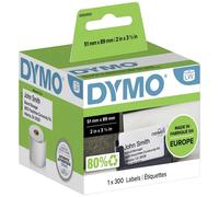 DYMO Rouleau d'étiquettes S0929100 S0929100 89 x 51 mm papier blanc 300 pc(s)