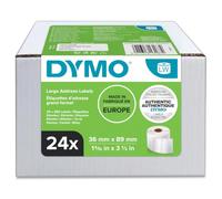 Dymo Rouleaux d'étiquettes 13187 (S0722390) 36 mm x 89 mm Multipack 24 rouleaux
