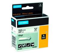 Dymo Ruban d'étiquetage IND RHINO 18443 Vinyle Blanc/Noir 9 mm x 5,5 m