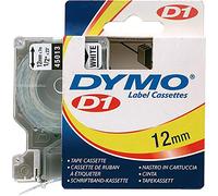 DYMO Ruban D1 Noir / Blanc 12 mm x 7 m - 45013