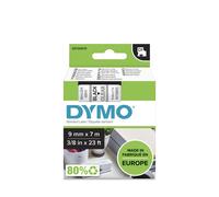 DYMO 40910 Ruban Noir sur incolore Original S0720670