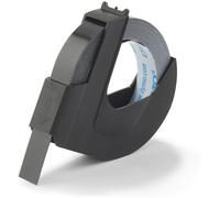 DYMO Ruban de Marquage 3D Authentique 9 mm x 3 m impression en blanc sur fond noir autocollantes de marquage en vinyle Lot de 1