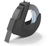 DYMO Ruban de Marquage 3D Authentique 9 mm x 3 m impression en blanc sur fond noir autocollantes de marquage en vinyle Lot de 1