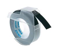 DYMO - Ruban de marquage 3D auto-collant - noir - rouleau (0,9 cm x 3 m) 3 rouleau(x) blister - - pour DYMO Junior embosser