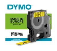 Dymo 45018 (S0720580) - (12 mm) - Noir sur jaune - Ruban