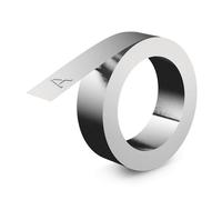 DYMO ruban de marquage métallique RHINO 31000, 12 mm blanc sur argent