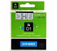 Dymo S0720530 D1 Ruban adhésif 12 mm Noir sur blanc - (consommables > étiquettes)